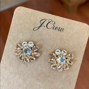 J Crew Crystal Stud Earrings